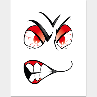 Angry Mask Posters and Art